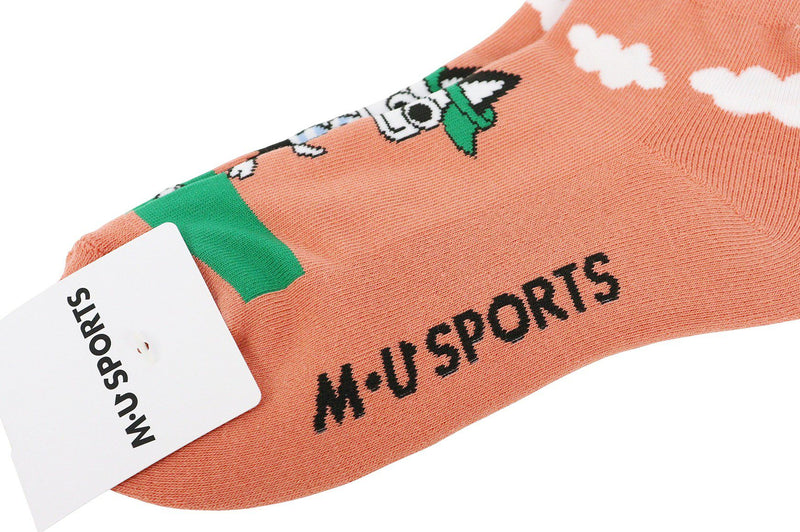 ソックス レディース MUスポーツ エムユー スポーツ M.U SPORTS MUSPORTS 2025 春夏 新作 ゴルフ