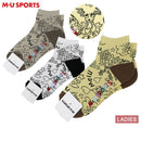 ソックス レディース MUスポーツ エムユー スポーツ M.U SPORTS MUSPORTS  ゴルフ