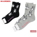 ソックス レディース MUスポーツ エムユー スポーツ M.U SPORTS MUSPORTS  ゴルフ