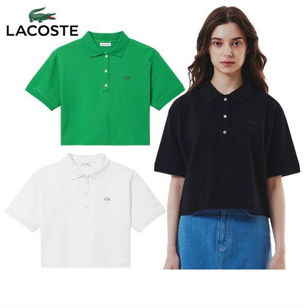 女子馬球襯衫Lacoste Lacoste日本官方產品2025春季/夏季新高爾夫服裝