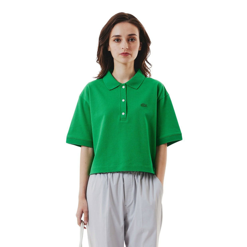 女子馬球襯衫Lacoste Lacoste日本官方產品2025春季/夏季新高爾夫服裝