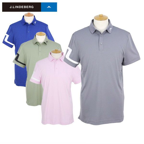 Men's Polo Shirt J.LINDEBERG Japan Official Product 2025 Spring/Summer New Golf Wear