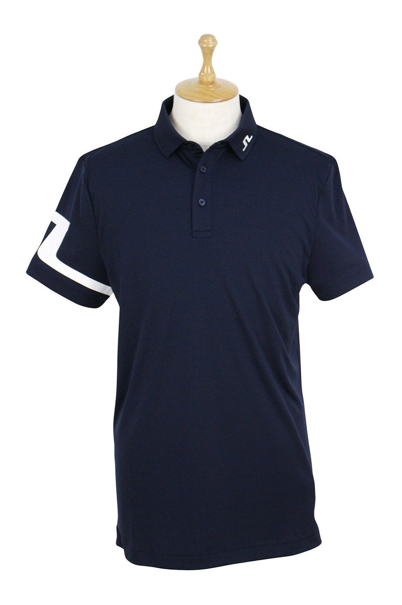 Short-sleeved polo shirt for men J.LINDEBERG Japan genuine product 2025 Spring/Summer new golf wear