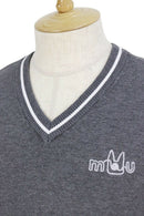 ニットベスト メンズ MUスポーツ MUSPORTS  ゴルフウェア