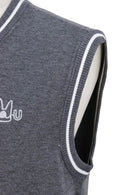 ニットベスト メンズ MUスポーツ MUSPORTS  ゴルフウェア