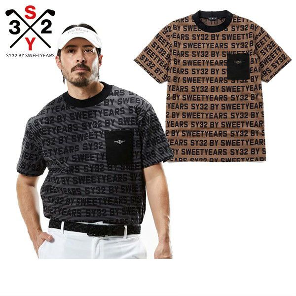 High neck shirt for men SY32 by SWEET YEARS GOLF SWEET YEARS GOLF Japan genuine product 2025 Spring/Summer new golf wear