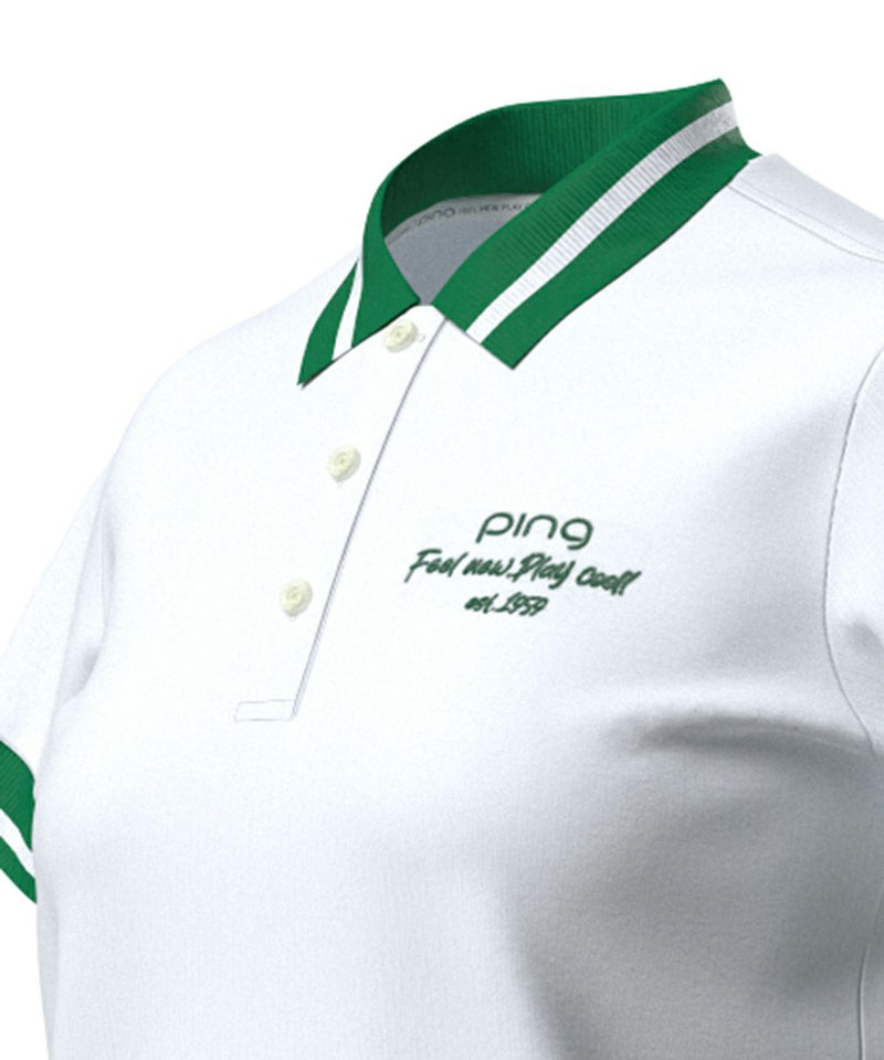 polo襯衫內襯衫套裝女士ping ping 2025春季/夏季新高爾夫服裝