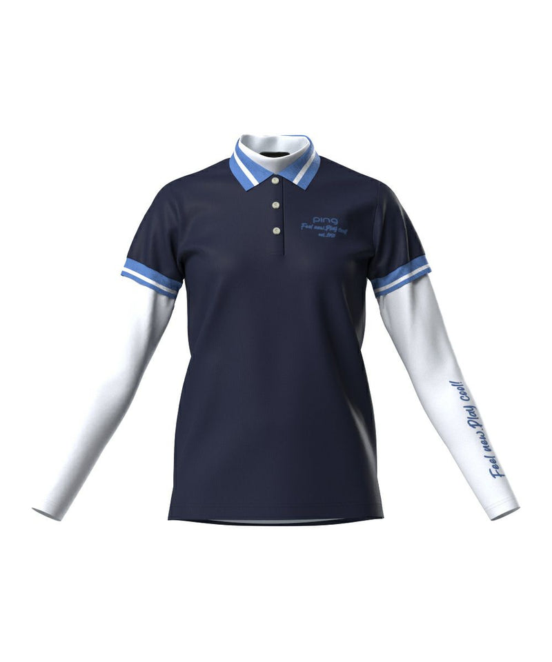 polo襯衫內襯衫套裝女士ping ping 2025春季/夏季新高爾夫服裝