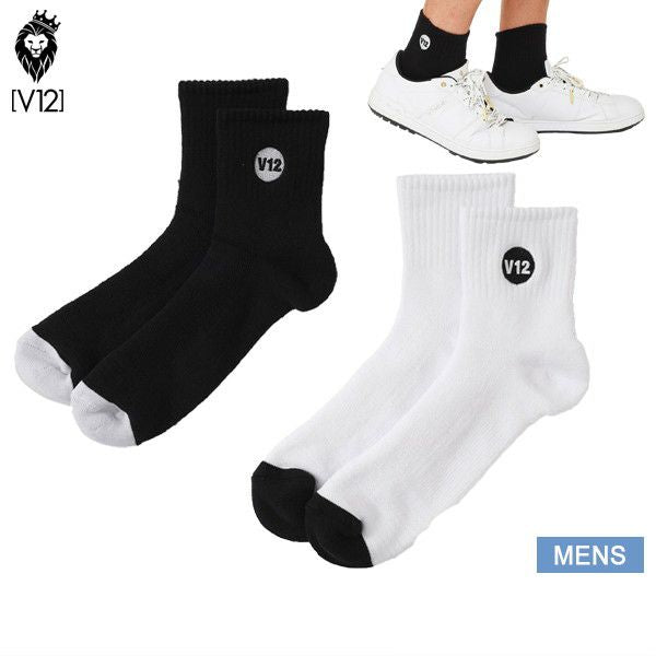 Mid-length socks for men V-Twelve Golf V12 2025 Spring/Summer New Golf