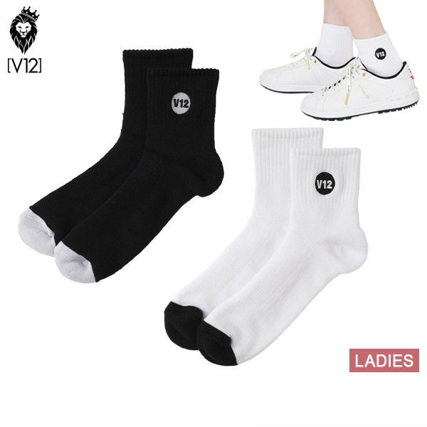 Women's Socks V12 Golf V-Twelve 2025 Spring/Summer New Golf