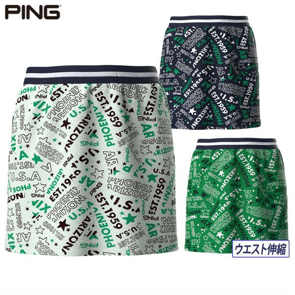 Women's Skirt PING 2025 Spring/Summer New Golf Wear