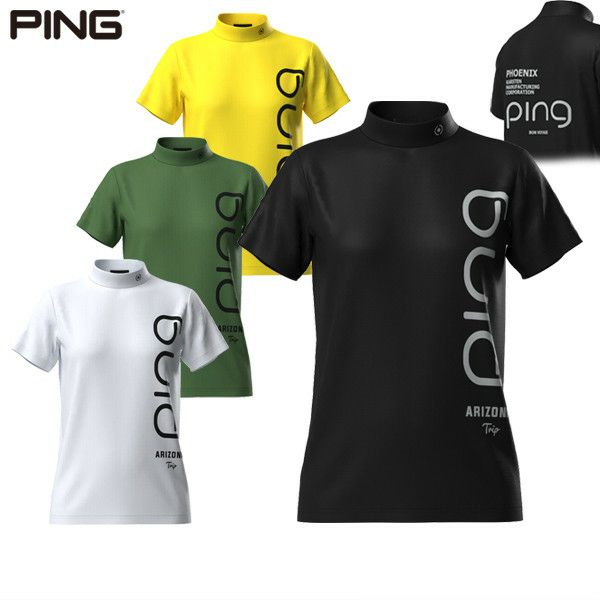 High neck shirt for women Ping 2025 Spring/Summer New Golf Wear