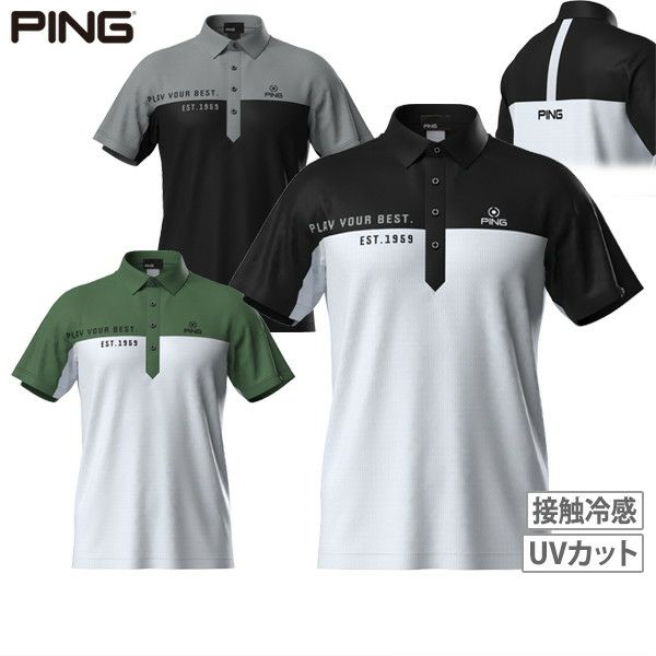 男士polo衬衫Ping 2025春季/夏季新高尔夫服装