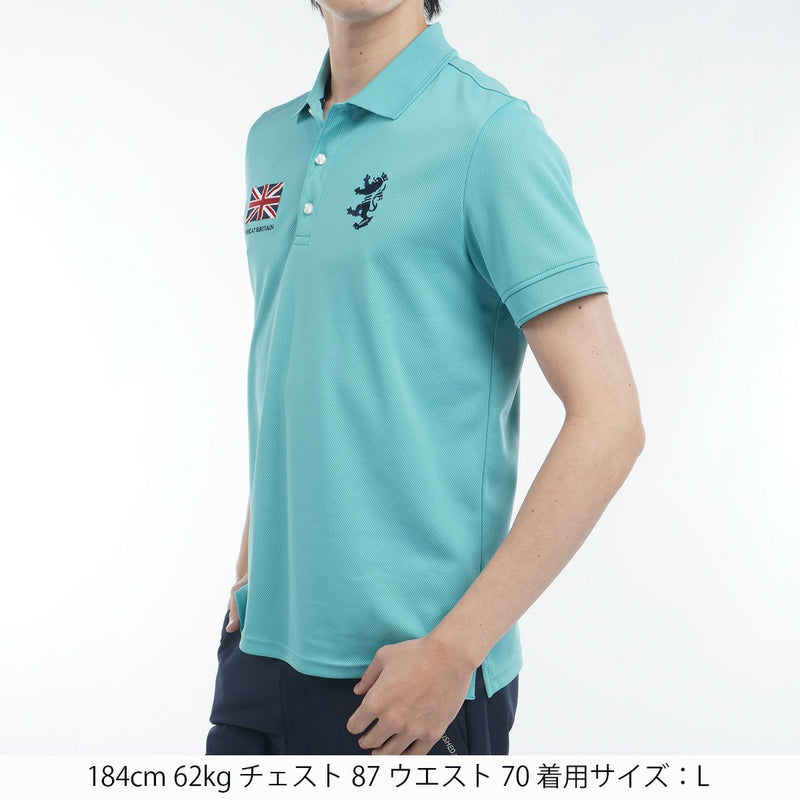 Men's Polo Shirt Admiral Golf Admiral Golf Japan Official Product 2025 Spring/Summer New Golf Wear