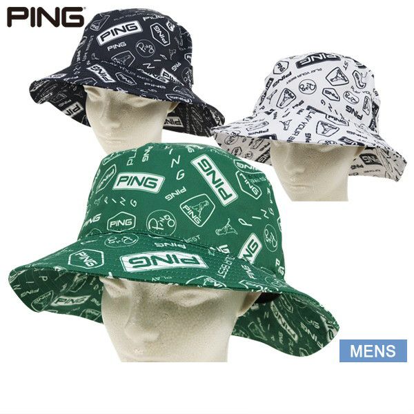 Bucket hat men's pin PING 2025 Spring/Summer New Golf