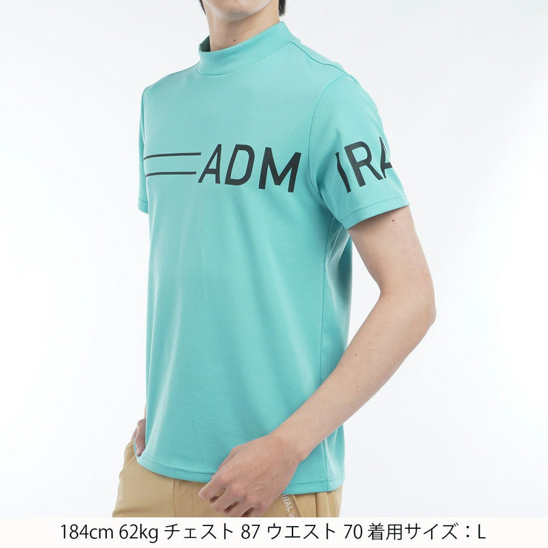 High neck shirt for men Admiral Golf Japan genuine product 2025 Spring/Summer New Golf Wear