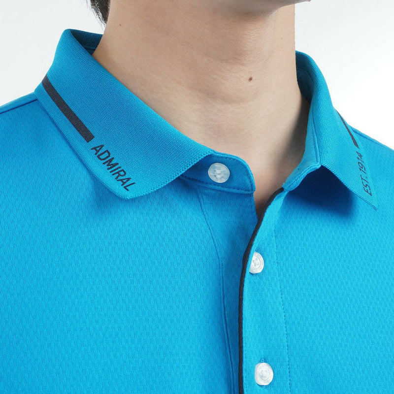 Men's Polo Shirt Admiral Golf Admiral Golf Japan Official Product 2025 Spring/Summer New Golf Wear