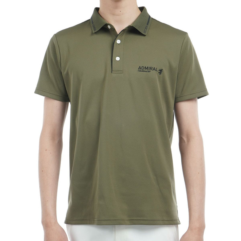 Men's Polo Shirt Admiral Golf Admiral Golf Japan Official Product 2025 Spring/Summer New Golf Wear