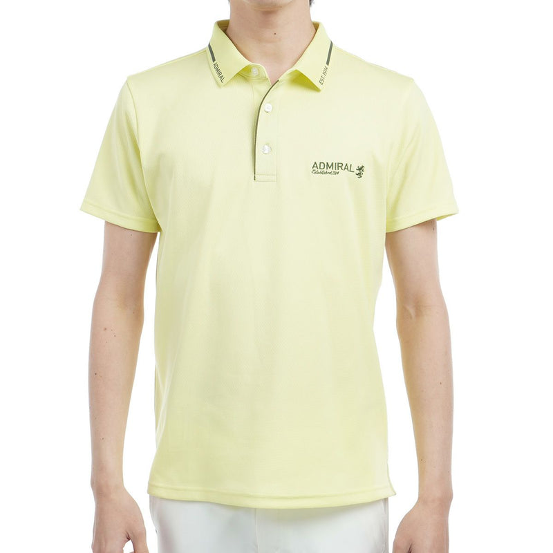 Men's Polo Shirt Admiral Golf Admiral Golf Japan Official Product 2025 Spring/Summer New Golf Wear