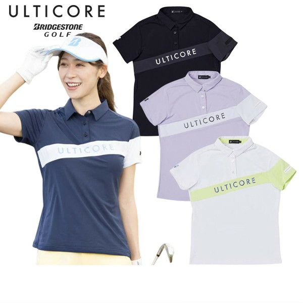 女子polo襯衫Ulticore Bridgestone高爾夫2025春季/夏季新高爾夫服裝