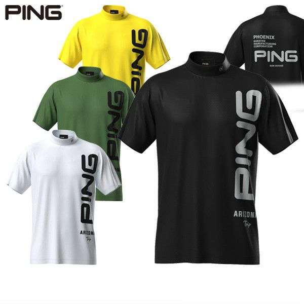 High Neck Shirt Men's Ping PING 2025 Spring/Summer New Golf Wear