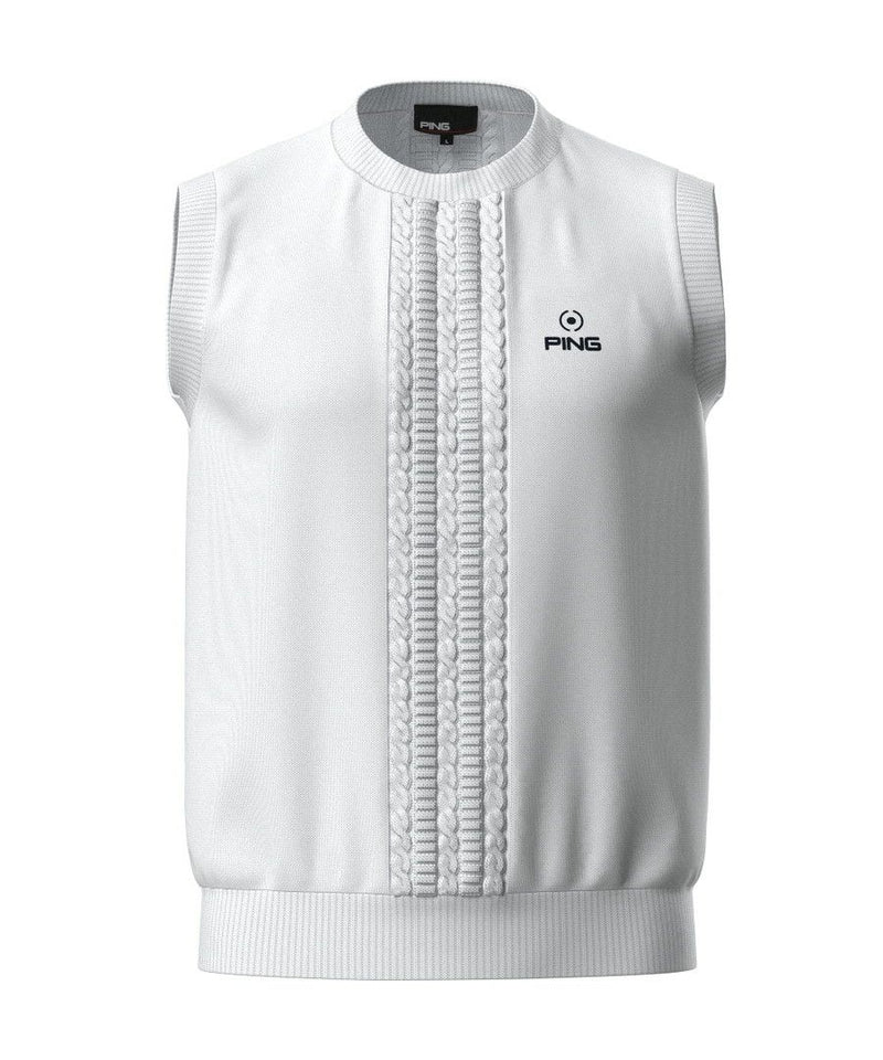 knitVest  Men's Ping PING 2025 Spring/Summer New Golf Wear