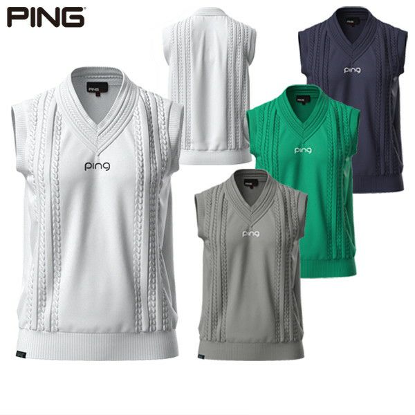 knitVest  Women's Ping PING 2025 Spring/Summer New Golf Wear