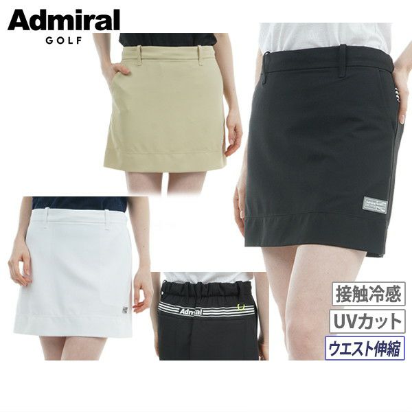 Women's Skirt Admiral Golf Japan Genuine Product 2025 Spring/Summer New Golf Wear