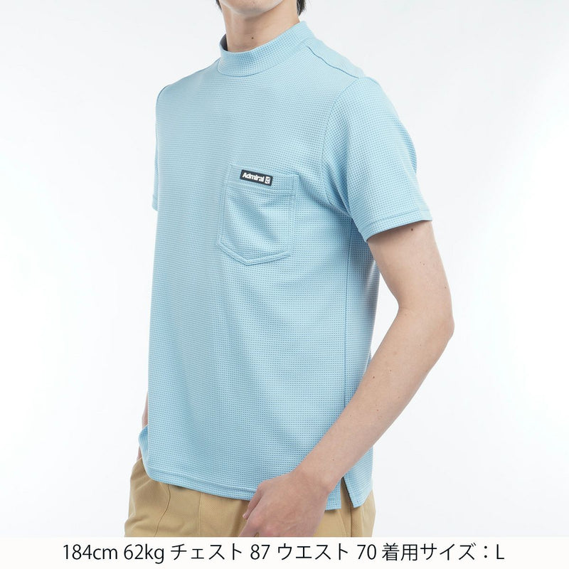 High neck shirt for men Admiral Golf Japan genuine product 2025 Spring/Summer New Golf Wear