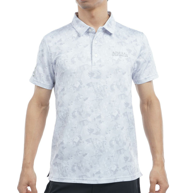 Men's Polo Shirt Admiral Golf Admiral Golf Japan Official Product 2025 Spring/Summer New Golf Wear