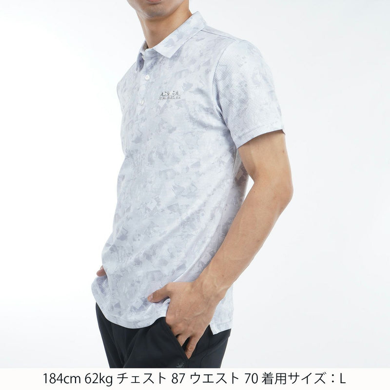 Men's Polo Shirt Admiral Golf Admiral Golf Japan Official Product 2025 Spring/Summer New Golf Wear