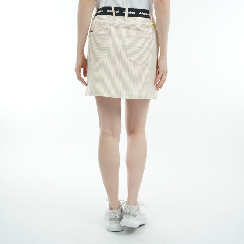 Women's Skirt Admiral Golf Japan Genuine Product 2025 Spring/Summer New Golf Wear