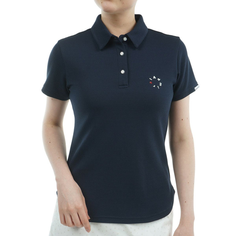 女子polo衬衫日本海军上将高尔夫球纯产品2025春季/夏季新高尔夫服装