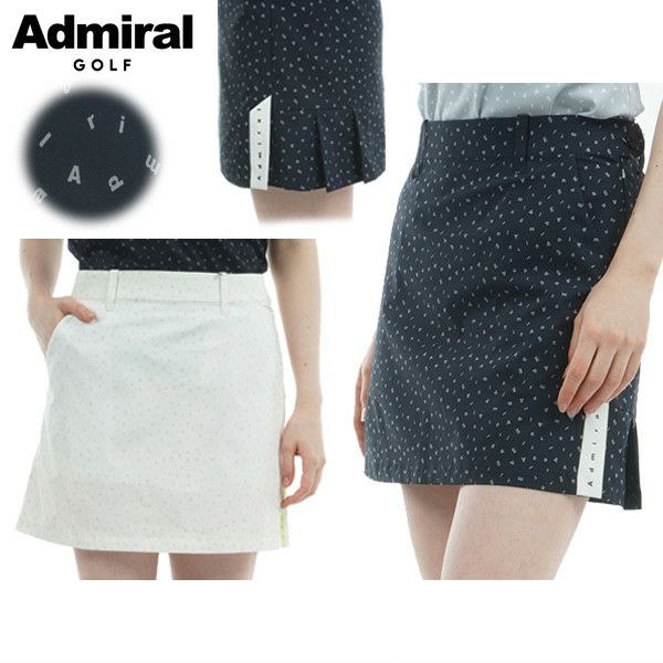 Women's Skirt Admiral Golf Japan Genuine Product 2025 Spring/Summer New Golf Wear