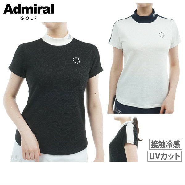 High neck shirt for women Admiral Golf Japan genuine product 2025 Spring/Summer New Golf Wear