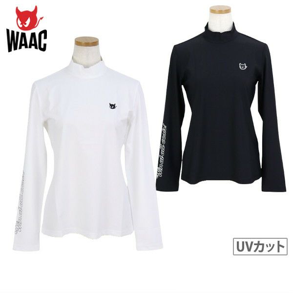 High neck shirt for women WAAC Japanese genuine product 2025 Spring/Summer New Golf Wear