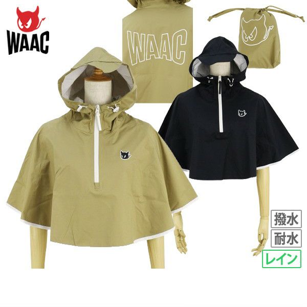 Rain Poncho Men's Women's Wac WAAC Japanese Genuine Product 2025 Spring/Summer New Golf Wear