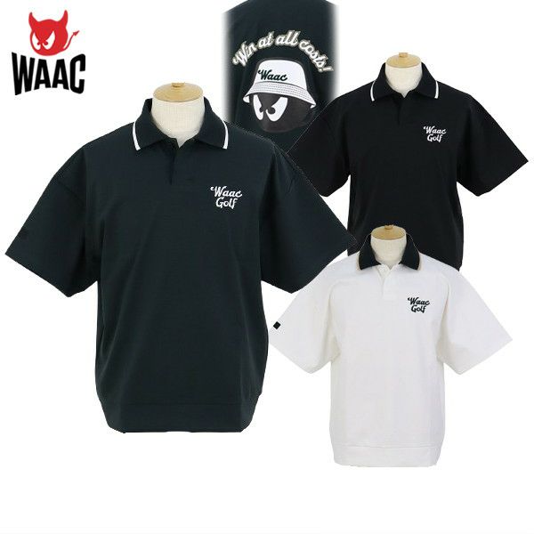 Men's Polo Shirt Wac WAAC Japanese Genuine Product 2025 Spring/Summer New Golf Wear