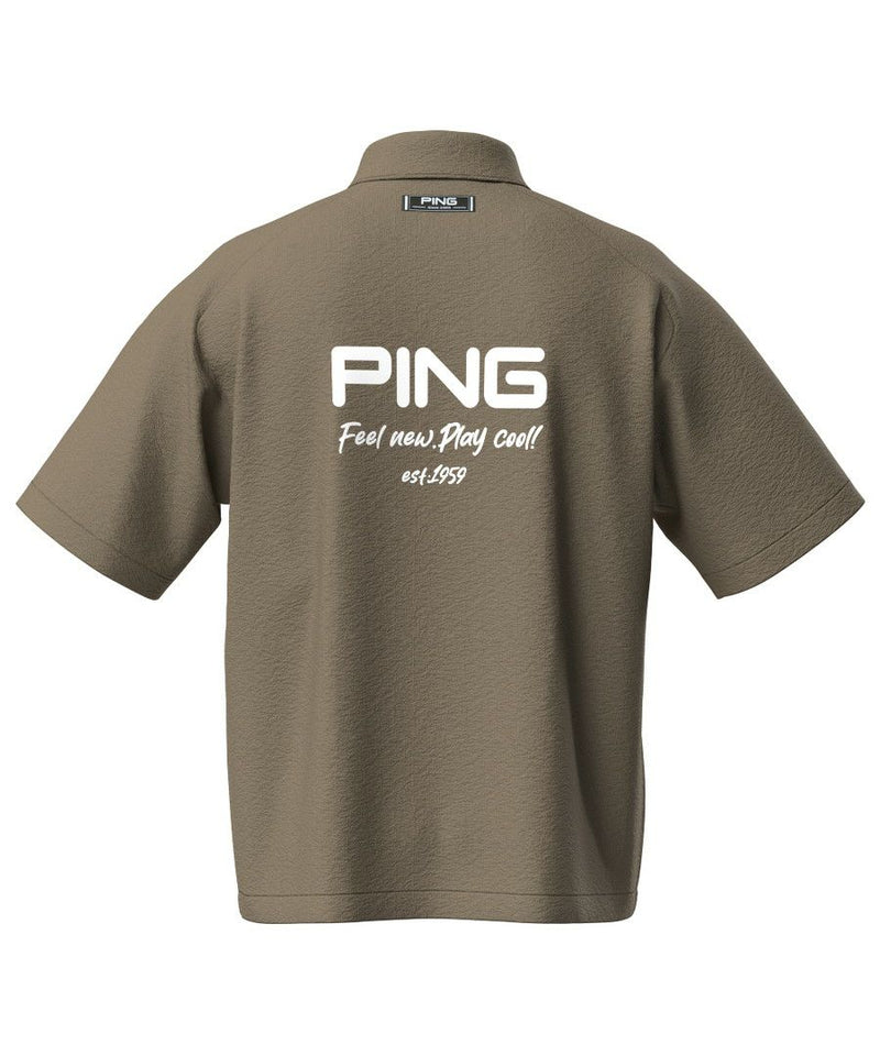 休閒襯衫男士ping Ping 2025春季/夏季新高爾夫服裝