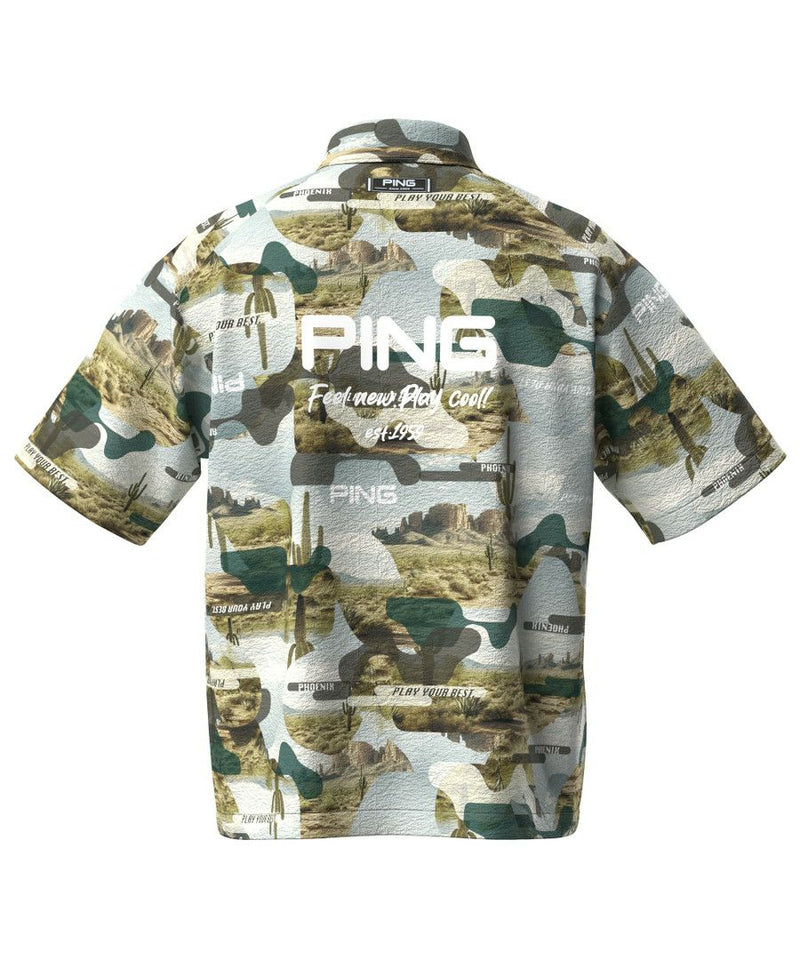 休閒襯衫男士ping Ping 2025春季/夏季新高爾夫服裝