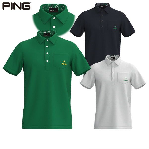 Men's Polo Shirt PING 2025 Spring/Summer New Golf Wear