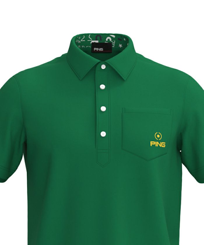 Men's Polo Shirt PING 2025 Spring/Summer New Golf Wear