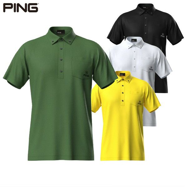 Men's Polo Shirt PING 2025 Spring/Summer New Golf Wear