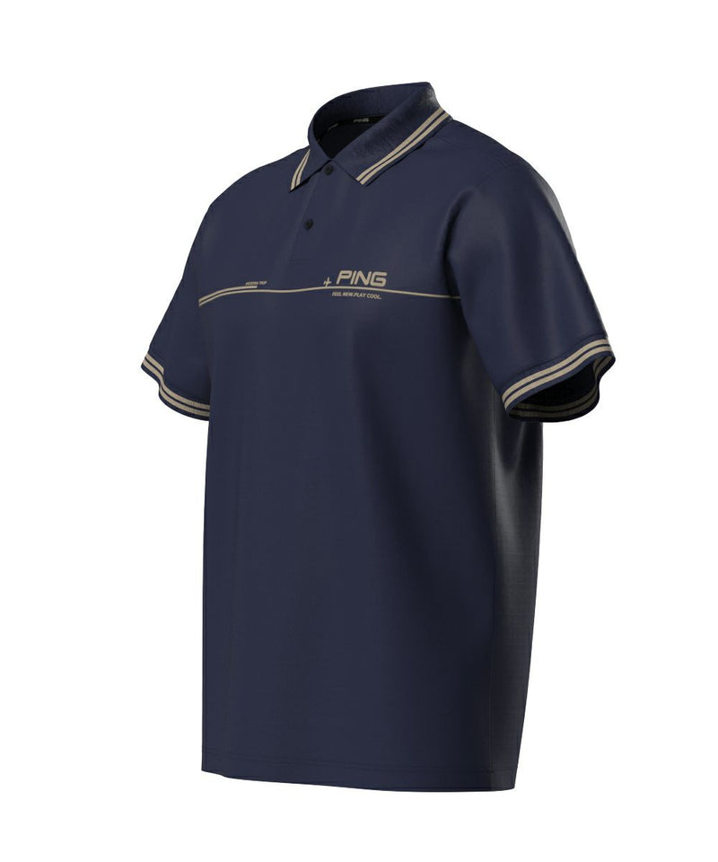 Men's Polo Shirt PING 2025 Spring/Summer New Golf Wear