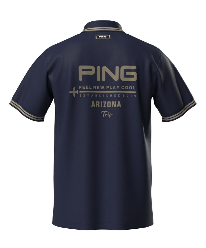 Men's Polo Shirt PING 2025 Spring/Summer New Golf Wear