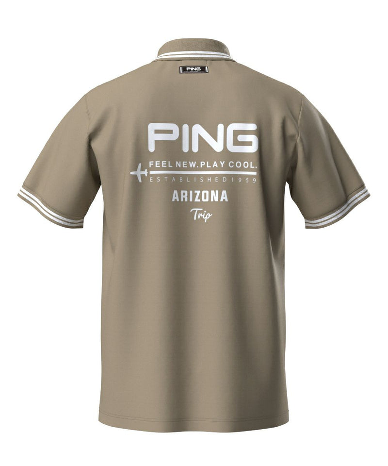 Men's Polo Shirt PING 2025 Spring/Summer New Golf Wear