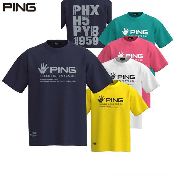 Men's T-shirt PING 2025 Spring/Summer New Golf Wear