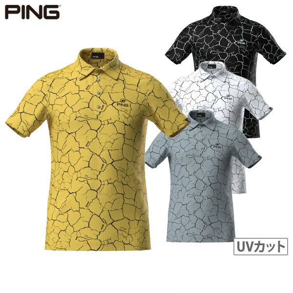 Men's Polo Shirt PING 2025 Spring/Summer New Golf Wear