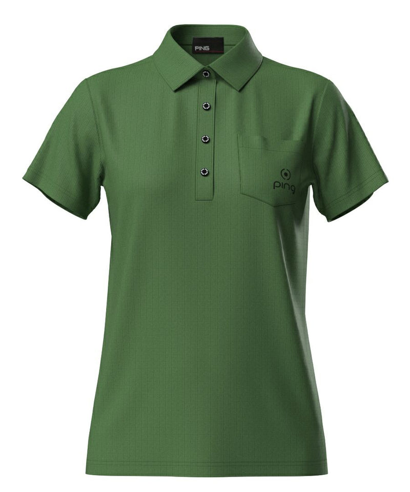 Short Sleeve Polo Shirt for Women Ping PING 2025 Spring/Summer New Golf Wear