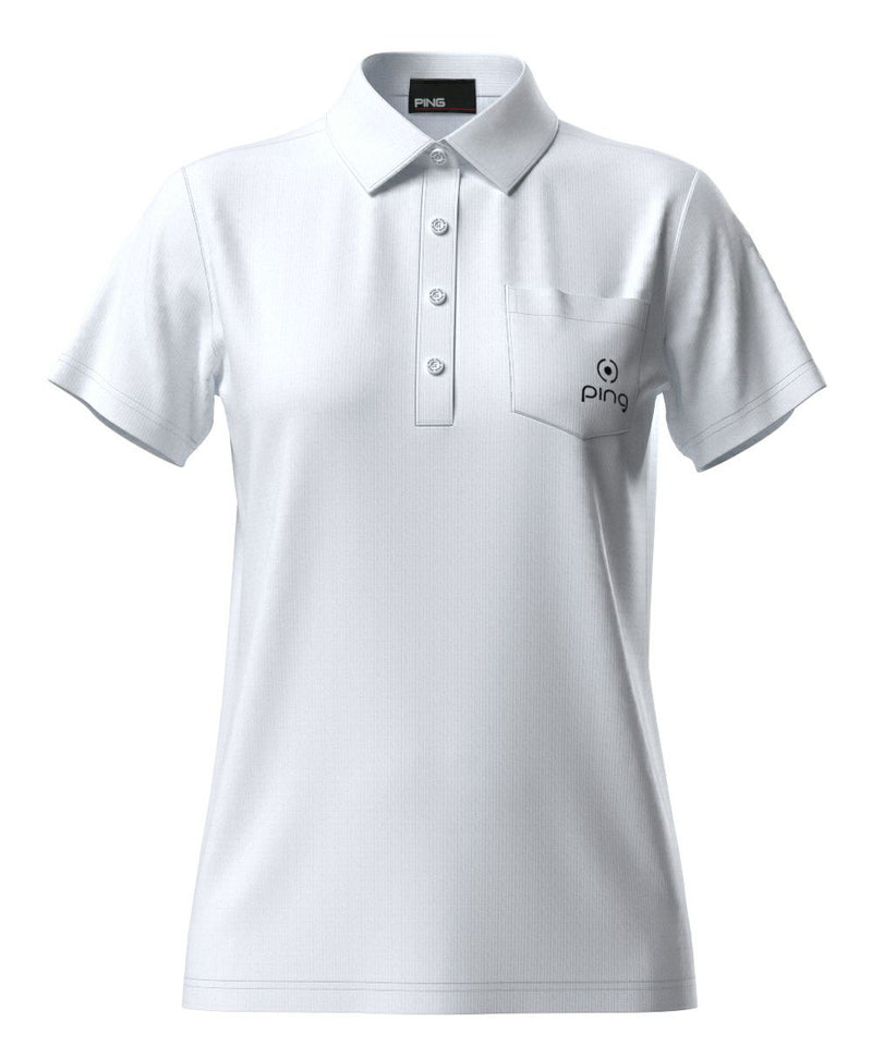 Short Sleeve Polo Shirt for Women Ping PING 2025 Spring/Summer New Golf Wear